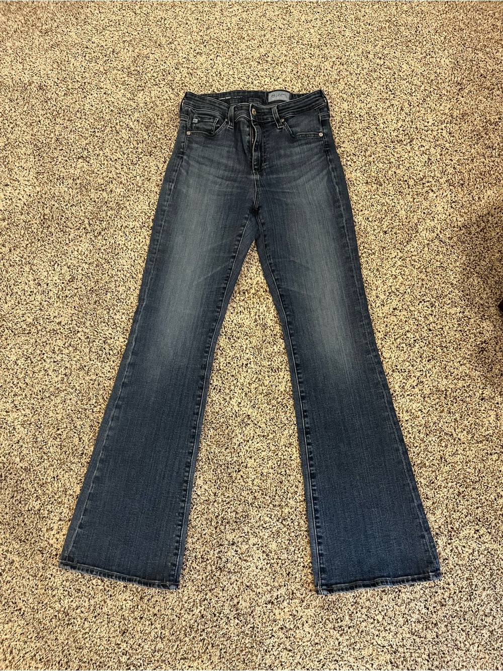Ag Adriano Goldschmied Dark Blue Flare Jeans